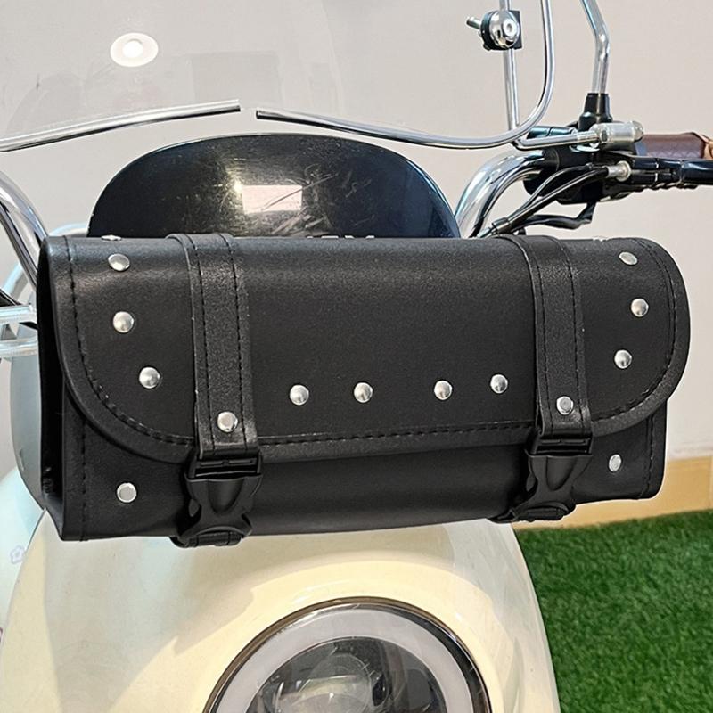 

Универсальные сумки, черная мотоциклетная сумка для инструментов, передняя вилка, руль, седельная сумка, ролл-баррель, гоночный хвостовой ствол, аксессуары для хранения чёрный