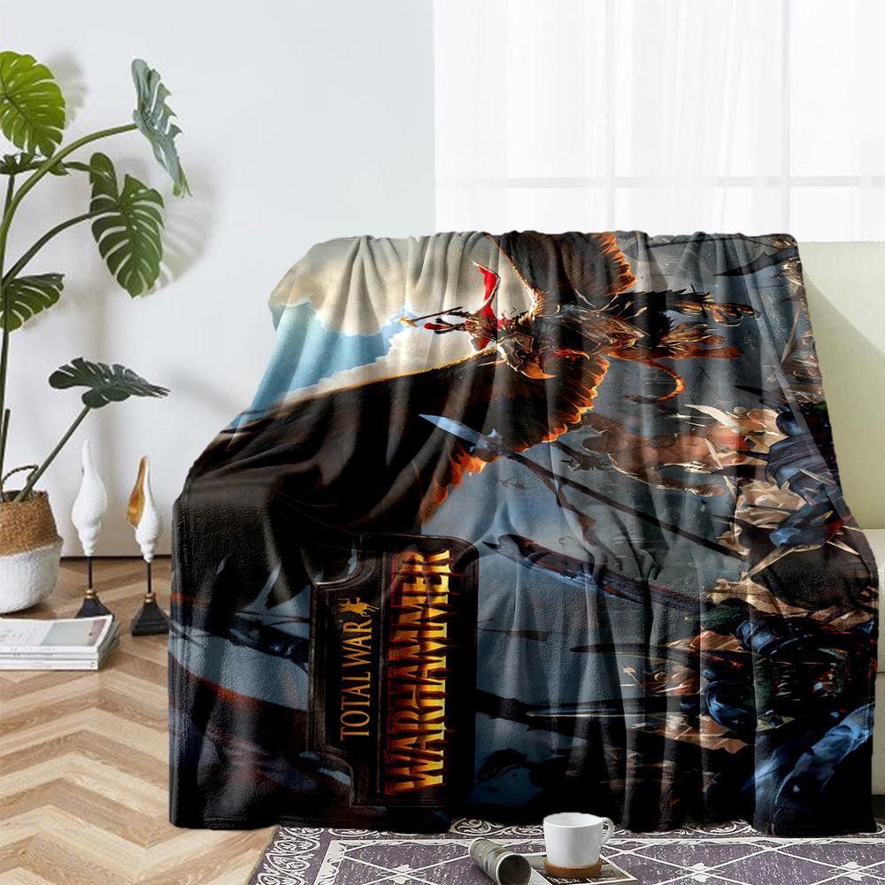 Total War Theme Printed Blanket - Perfect for Couch, Bed, Travel & Outdoor Use | Machine Washable, Cozy & Durable.
