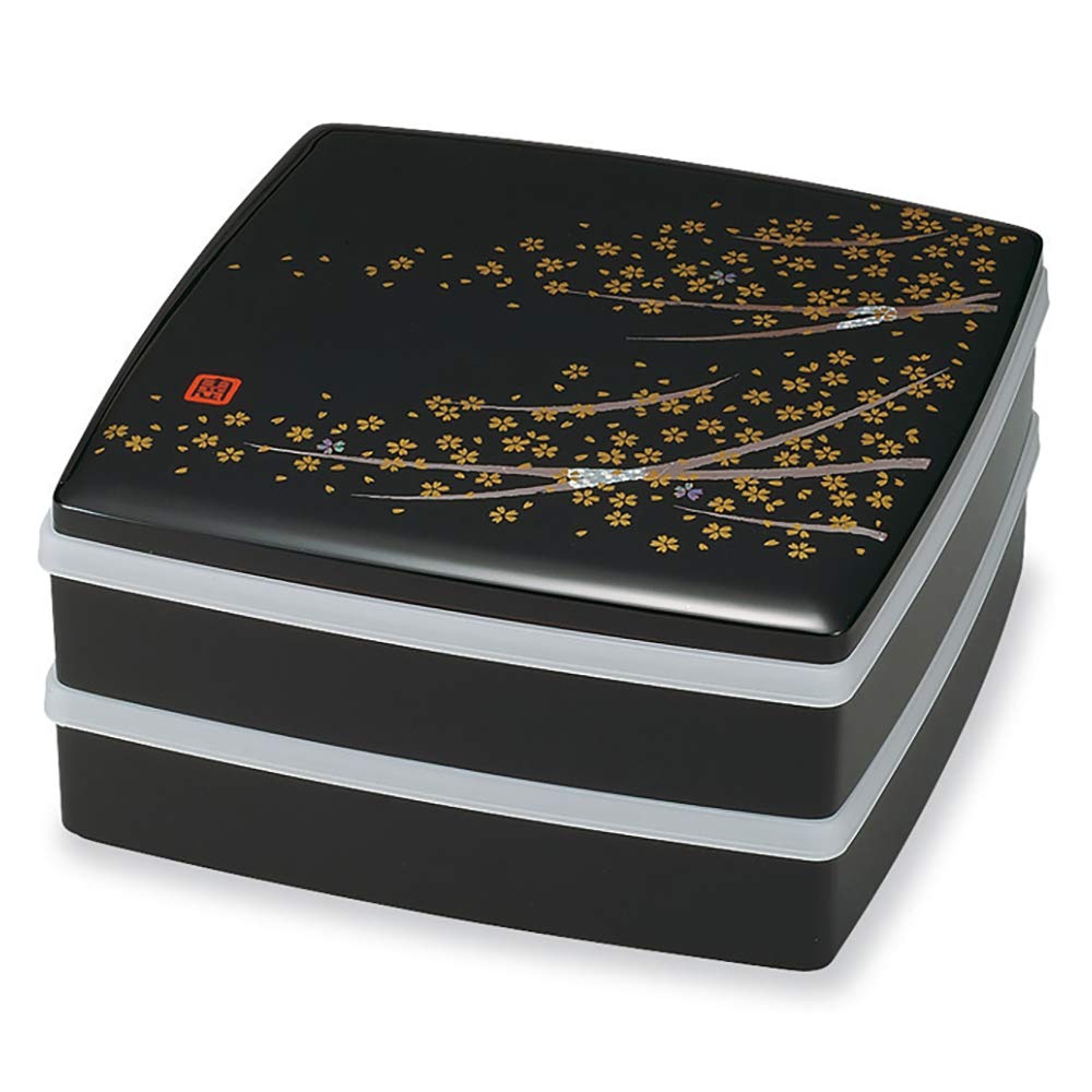 

Митани Яманака Лакированная посуда Дзюбако Харука с для Лошадей и Коробка, Черный, 24см, 8.0мм, Тори-бори (тело), произведения, Tupperware, M11991-6 чёрный