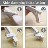 62KD 2m/78.74'' Ceiling Curtain Track, Curved Curtain Track, Wall Mount Curtain