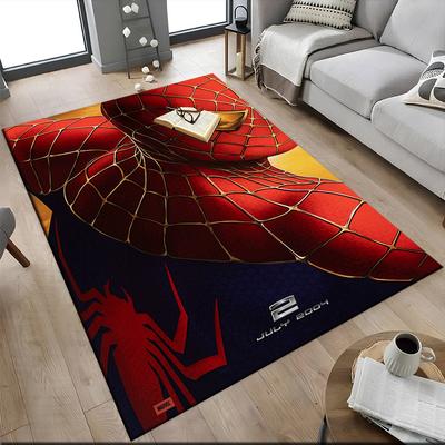 1pc Spider-man Carpet Area Rug, Bedroom, and Playroom Durable, Stain-Resistant, and Easy To Clean, Living Room