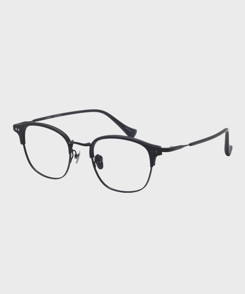 Deumeuaen A-Side 19 Titanium Browline Glasses