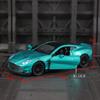 AAZY1 1:34 Vanquish 2025 Alloy Supercar Model Has Sound and Lighting Functions Two Doors On Both Sides That Can Be Opened