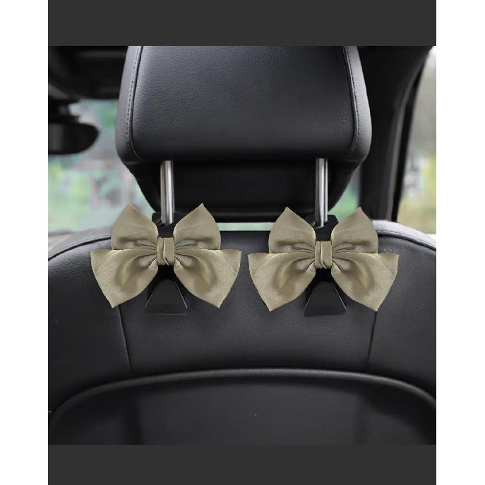 

2 Pack Car Purse Hooks, Cute Bow Car Seat Headrest Hook Hanger for Purses and Bags.(white) трава зеленый