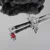 Retro Sword Hair Stick Ancient Style Hanfu Hairpin Metal Hair Accessory for Women Vintage Bun Pin Decorative Ornament