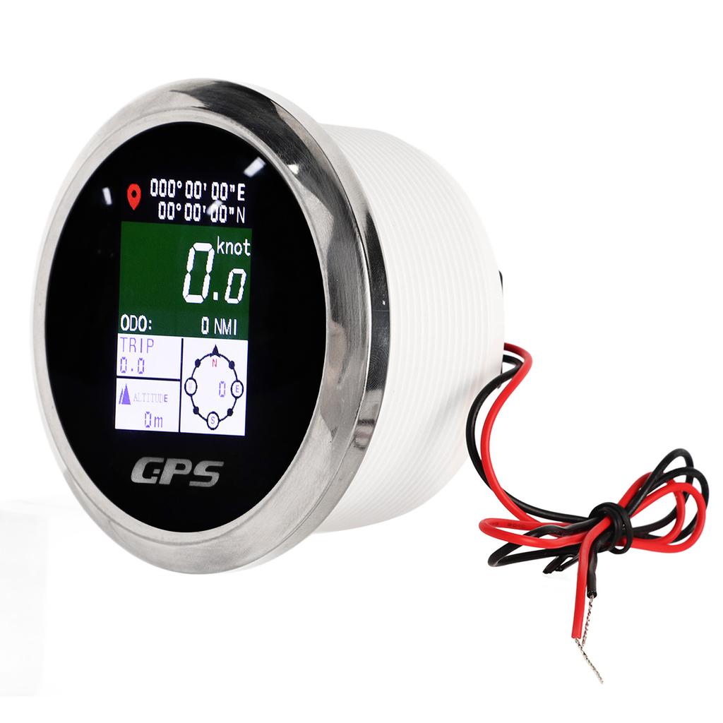 85mm GPS Speedometer 9‑32V TFT Screen Digital Display Speed Gauge Universal for Yacht RV Motorcycle