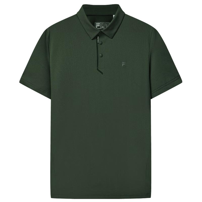 FILA Men s Knit Short Sleeve Polo Shirt M