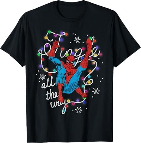 Christmas SpiderUnisex Jingle All The Way Action TShirt Unisex S