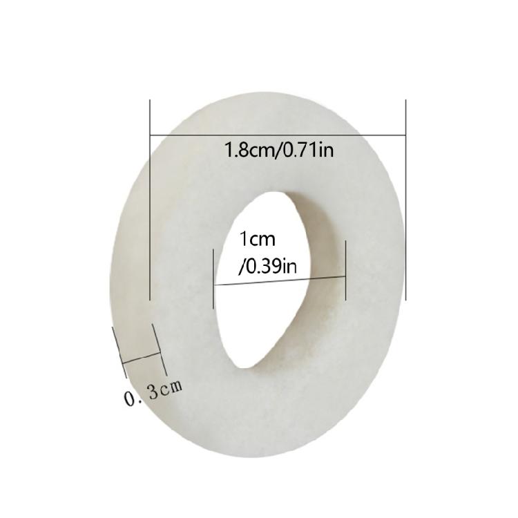 Felt Pads For Trumpet Cornet Trombone Keys 10 Pieces Smooth & Quiet Operate Quick Recovery Felt Pads for Instrument