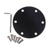 Placă de acoperire din aluminiu cu 6 găuri pentru eliminarea butonului de claxon al volanului 85 mm x 1,5 mm x 85 mm Accesorii și unelte auto
