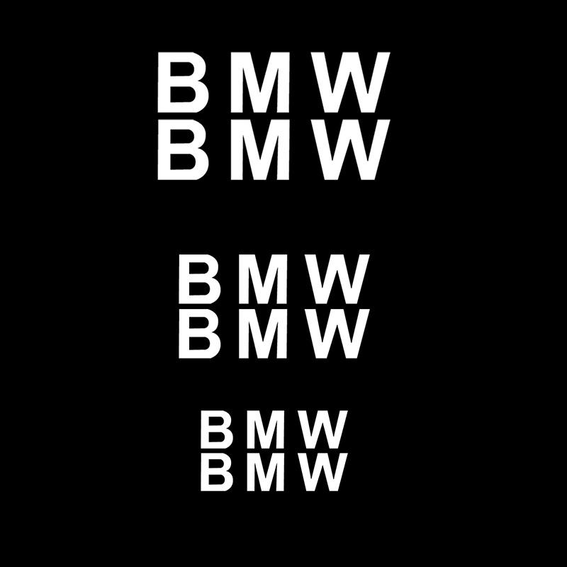 6pc Heat Resistance Caliper Decals Wheel Decor Vinyl Sticker For BMW M Power Performance M3 M5 X1 X6 X3 X5 E39 E46 F11 F12 F07 ydbn48