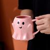 Kubek Nowość Halloween Duch 3D Uroczy Ceramiczny Kubek do Kawy Idealny na Dekorację Halloween i Świąteczne Prezenty Urodzinowe dla Miłośnika Kawy Mleka Herbaty