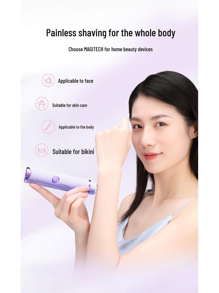Dual-Head Epilator & Electric Shaver: Unisex Hair Removal & Trimmer