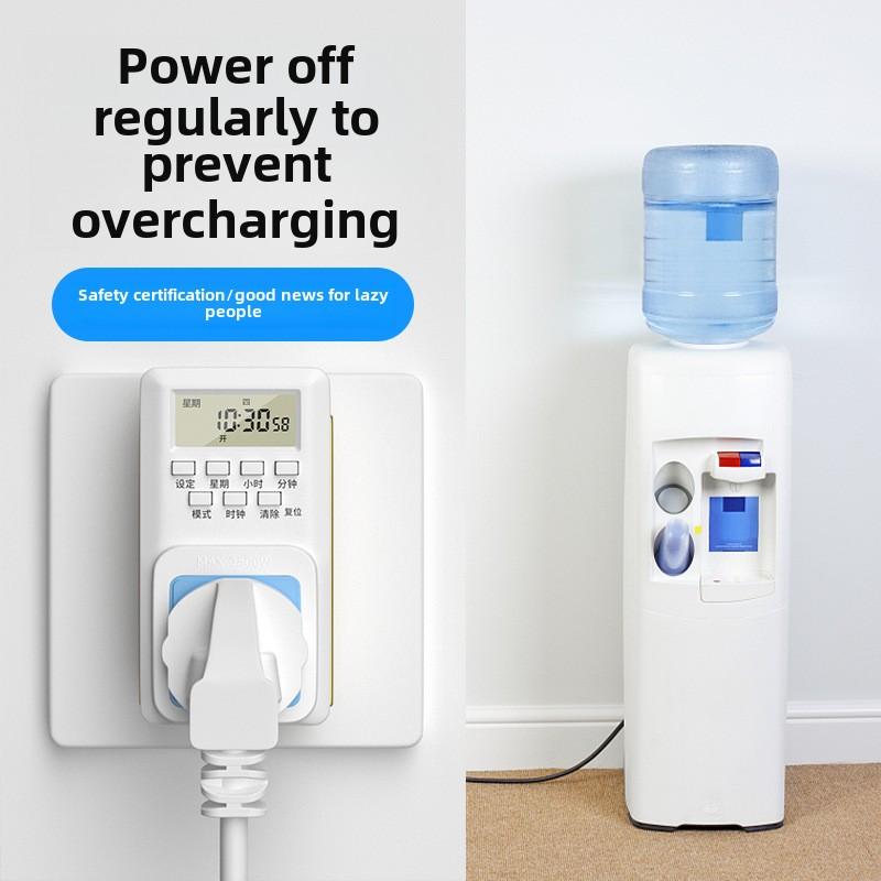 Wyłącznik czasowy ładowarki akumulatorów pojazdu elektrycznego z ochroną przed przeładowaniem i przeciążeniem, automatyczne wyłączanie zasilania