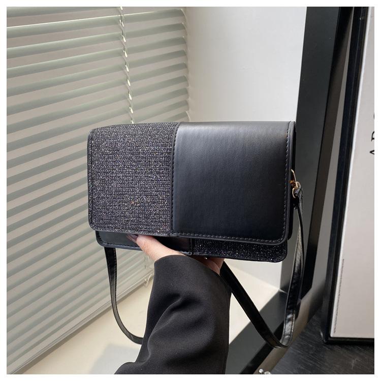 Summer Foreign Style Shiny Small Bag Women 2025 New Trendy Fashion Versatile Messenger Bag Versatile Small Square Bag Women