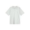 Club Solid Color Loose Short Sleeve Polo Shirt Men Tops Light-Smoke-Grey DX0618-077