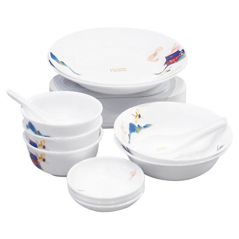 Corning Bingcui Linglong Shengshi Minghe 13-Piece Dinnerware Set