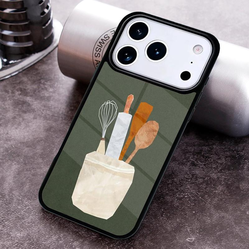 Baking Cook Chef Phone Case For iPhone 17 16 15 14 13 12 11 Pro Max Plus 17Air Soft Silicone Cover