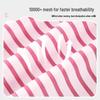 Macale Girls' Striped Polo Collar Short Sleeve Top