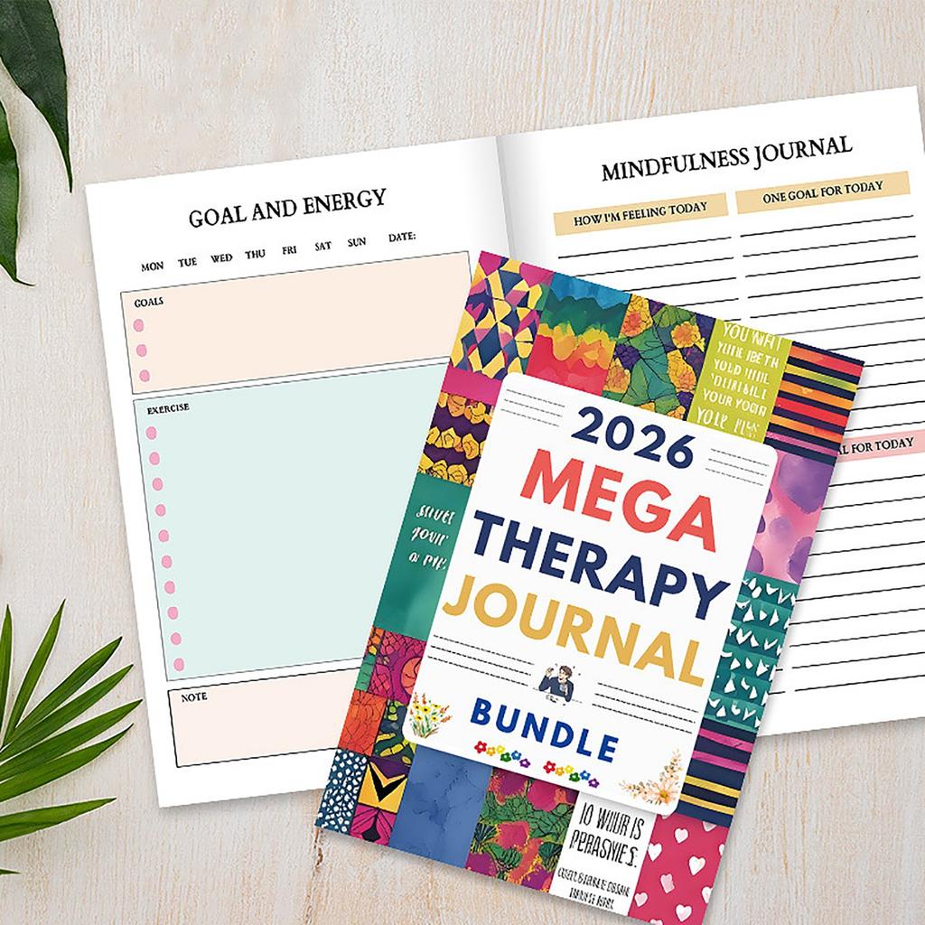 Ultimate Mental Wellness Journal – Daily Guided Emotional And Self Writing Notebook
