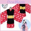 Exquisite Demon Slayer Kimetsu No Yaiba Makomo Cosplay Costume For Women With Perfect Stitches And Breathable Fabric