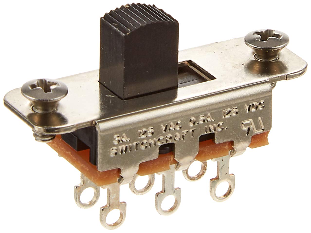 

Scud Switchcraft slide switch Black ON-ON SWC-SON-ONB чорний