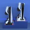 PS5 Slim/Pro Cooling Fan Stand Headphone Holder Disc/Digital Edition Console Cooling Stand USB Charging Dock