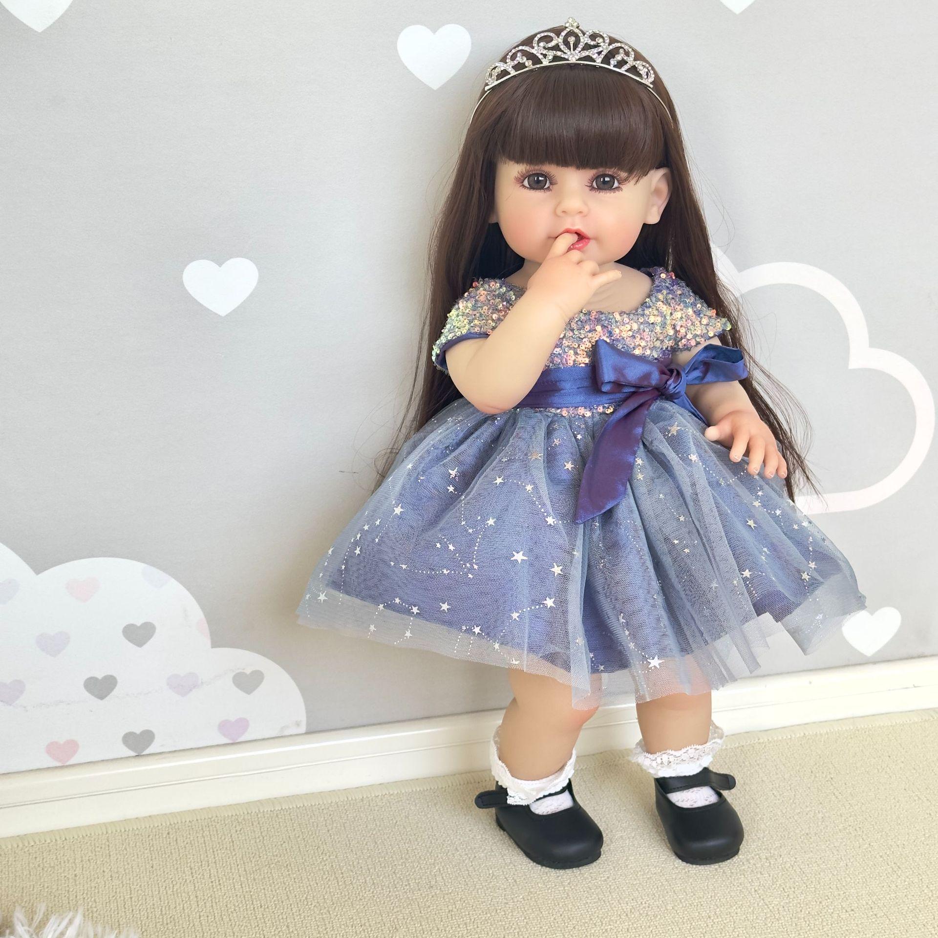 NPK 55cm Full Silicone Reborn Simulation Doll 55 cm