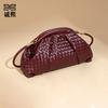 Logo Labeling Hand-woven Bag Cloud Bag Fashion Shoulder Messenger Bag New Women's Shell Bag