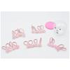 Flashing Bear Hair Ties for Kindergarten Girls - Gentle, Colorful Rubber Bands