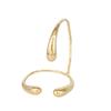Design Sense Lava Opening Bracelet Personality Fashion Water Drop Glossy Gold Exaggerated Bracelet Gold