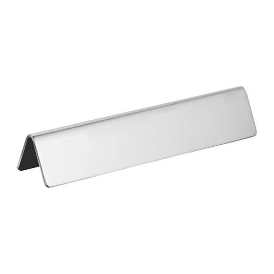 Luckywood 10cm Knife Rest, Cutlery, Made in Japan, Tsubame-Sanjo, Triangle, One-Piece Stainless Steel, Easy Care, Mirror Finish