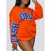 Womens Round Neck Pullover Sweatshirt With 3D Christmas Tree Print Casual Comfort Fit 2025