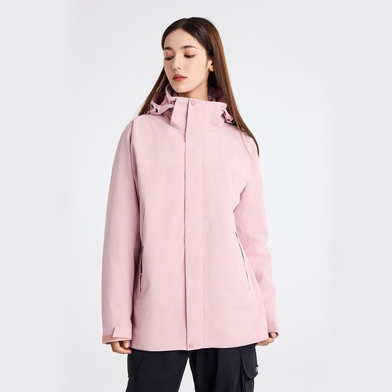 Down Jacket Three-in-one, Men's and Women's Pass Code Waterproof Women's Jacket