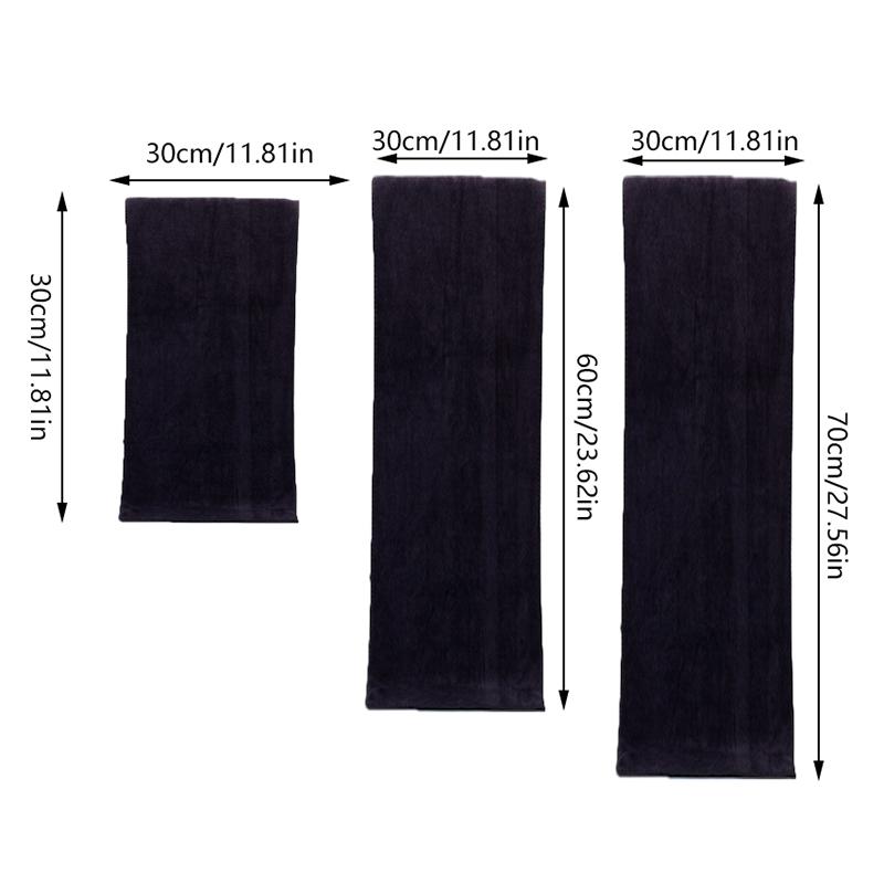 Černý Silný Ručník Holičství Make-up Stůl S Měkkým Super Absorpčním Vlasem