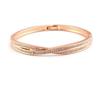 JMXD-Simple and Stylish Full Diamond Cross Bracelet Women's Bracelet Jewelry Rose Gold