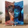 Custom Name Fiery Warrior'S Crown Party Blanket For Couch Bed Plush Cozy Fuzzy Blanket Super Soft Warm Blankets For Fall And Winter 0916281