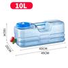 10L/15L Outdoor Water Bucket Food Grade with Faucet Driving Water Tank Container Water Storage Bucket for Picnic Travel Driving