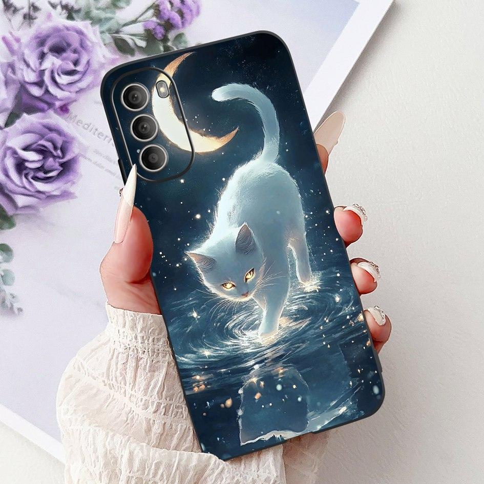 For Motorola Moto G51 5G Case XT2171-2 XT2171-1 Cover New Stylish Flower Soft Silicone Phone Case For Moto G31 G71 5G G 51 Pouch