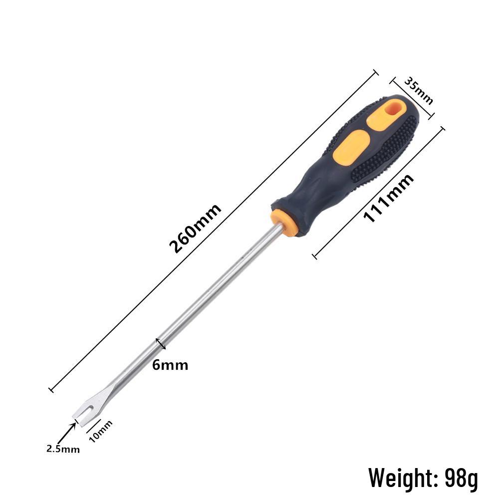 Lightweight V & U-Shaped Nail Puller & Pry Tool for Woodworking, Shoes, Staples & Tires