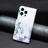 For iPhone 16 Pro Max Case Pattern Print PU Leather Phone Cover with Wallet