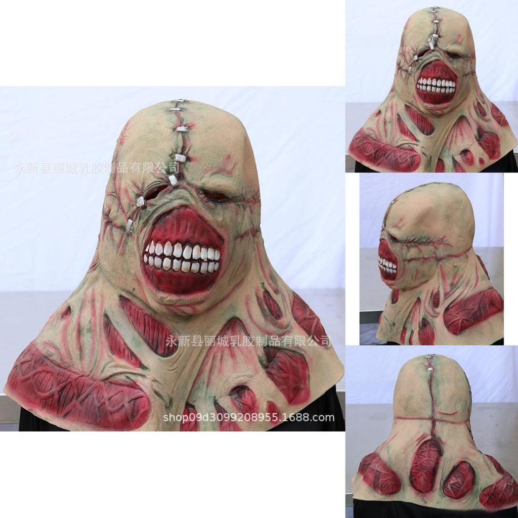 Haunted House Latex Mask For Adults With Scary Ghost And Monster Features