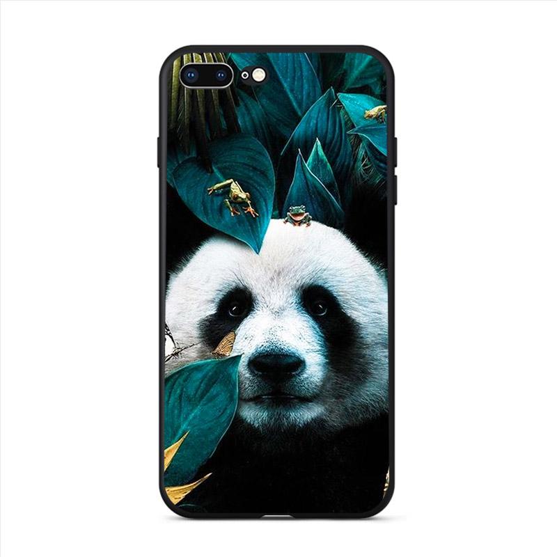 Pouzdro na mobil s vysokým rozlišením, roztomilá panda, pro iPhone 13 12 Mini 11 Pro Max XS Pevné pouzdro na mobilní telefon X XR SE 8 7 Plus 5 6 Cover