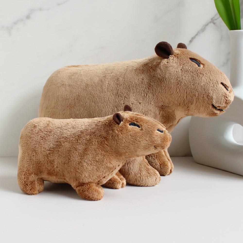 18-30cm Capybara Plush Simulation Capibara Anime Fluffty Toy Cute Doll Stuffed Animals Soft Doll Plush Christmas Perfect Gift
