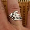 Retro Adjustable Creative Men Wrench Spanner Opening Finger Ring Cool Jewelry