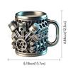 Creative Resin Stainless Steel Cup: Unique Wine, Coffee, and Gift Ornament Design