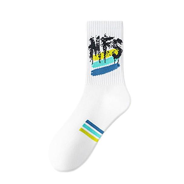 Teen Trendy Men's Socks: Breathable, Odor-Resistant, Thin Pure Cotton for Spring/Summer - Ideal for Middle School and Big Kid Sports.