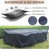 300cm Garden Furniture Cover, Rectangular Garden Furniture Cover, Waterproof Cover for Table Chair Sofas, Outdoor Garden Furniture Cover, 300x142x67c