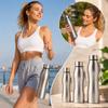 500ml/750ml/1000ml Sport Water Bottle Stainless Steel Water Bottle New Drinking Cup  Travel