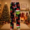 Herren Weihnachts-Print Schlafhose